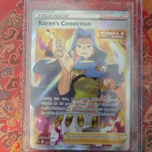 Pokemon TCG Karens Conviction Full Art Holo